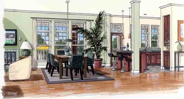 Bungalow, Coastal, Cottage, Country, Farmhouse, Traditional House Plan 30501 with 3 Beds, 3 Baths Picture 1