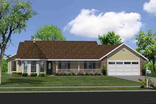 Country, One-Story, Ranch, Traditional House Plan 34043 with 3 Beds, 2 Baths, 2 Car Garage Picture 5