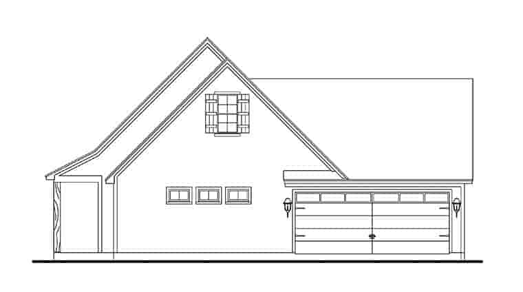 Cabin, Cottage, Country, Farmhouse, Southern, Traditional House Plan 40041 with 3 Beds, 2 Baths, 2 Car Garage Picture 1