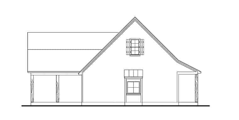 Cabin, Cottage, Country, Farmhouse, Southern, Traditional House Plan 40041 with 3 Beds, 2 Baths, 2 Car Garage Picture 2