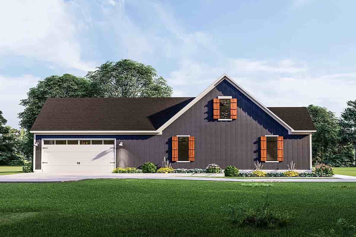 Country, Farmhouse, Ranch, Traditional House Plan 40048 with 3 Beds, 2 Baths, 2 Car Garage Picture 2
