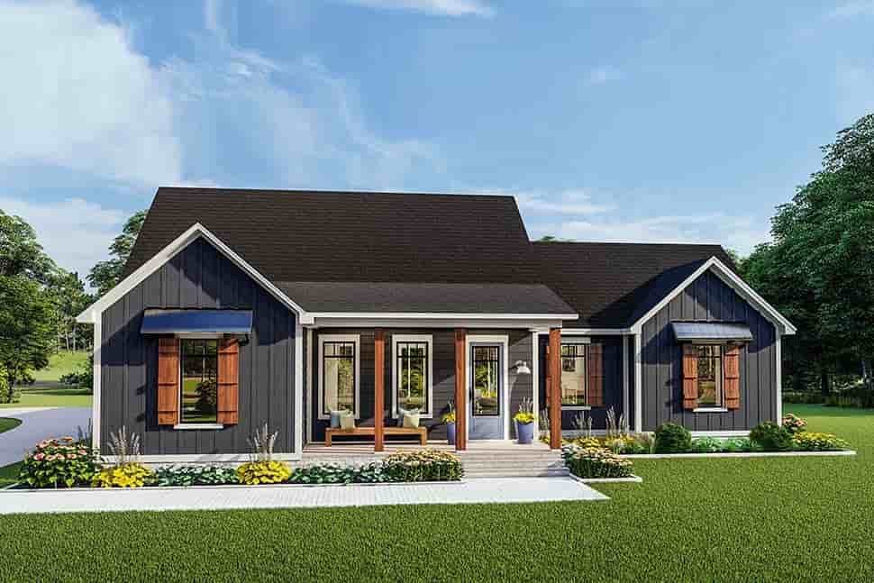 Country, Farmhouse, Ranch, Traditional House Plan 40048 with 3 Beds, 2 Baths, 2 Car Garage Picture 3