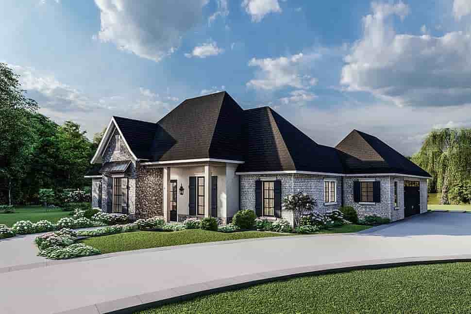 Country, Craftsman, European, Farmhouse, Southern, Traditional House Plan 40049 with 4 Beds, 3 Baths, 2 Car Garage Picture 3
