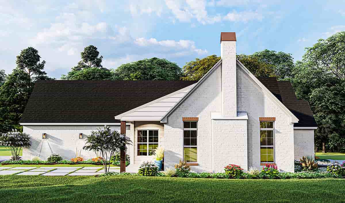 Cottage, French Country, Ranch House Plan 40052 with 3 Beds, 2 Baths, 2 Car Garage Picture 2