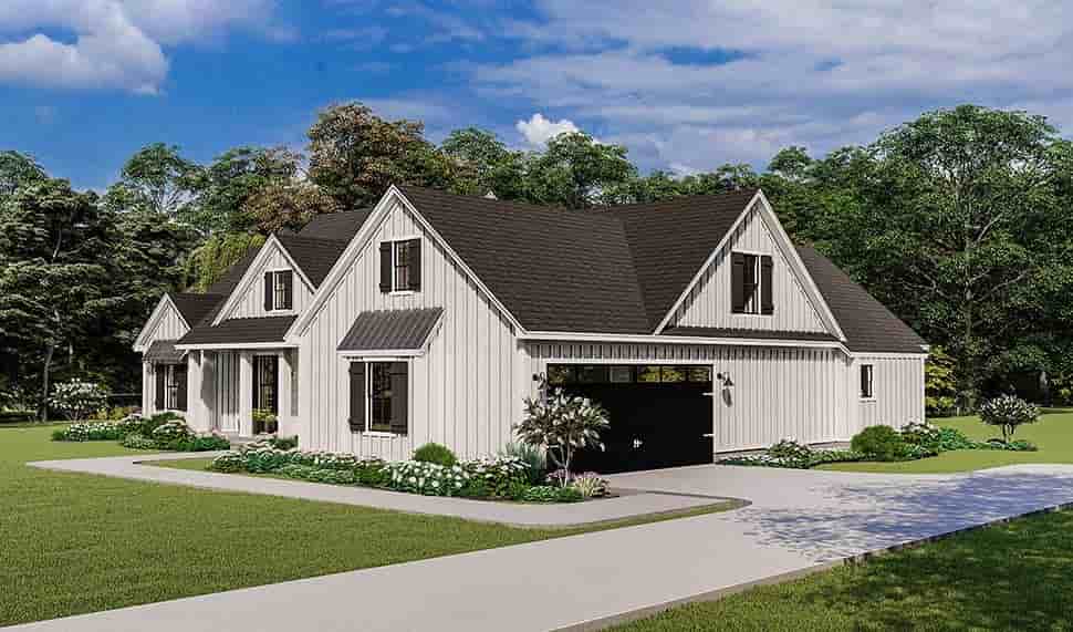 Country, Farmhouse, Ranch, Southern House Plan 40053 with 4 Beds, 2 Baths, 2 Car Garage Picture 4