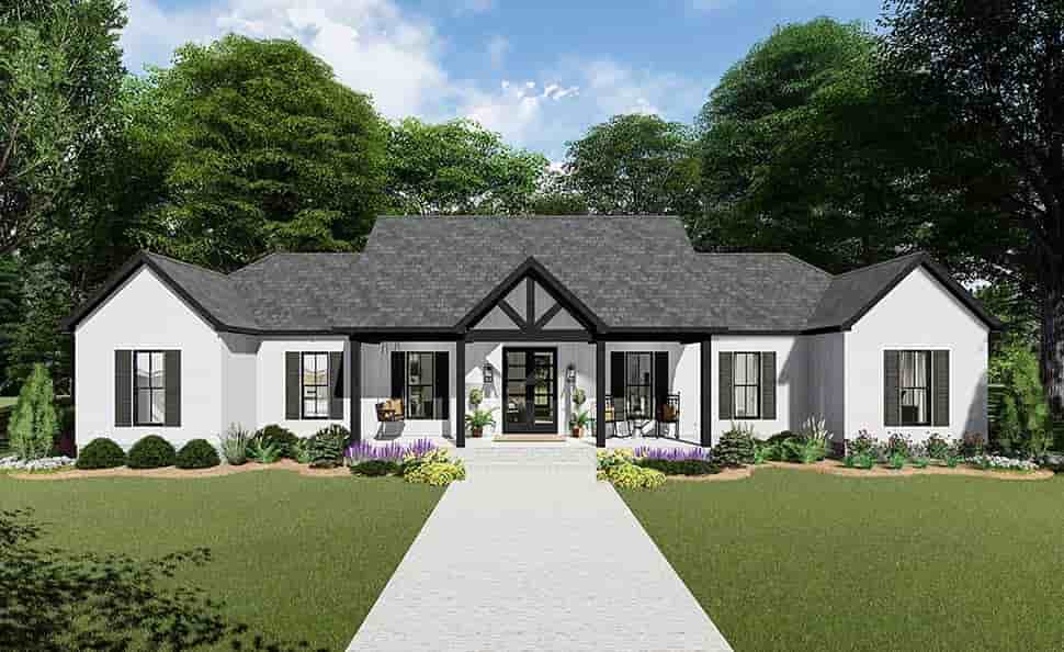 Country, Craftsman, Farmhouse, Southern, Traditional House Plan 40056 with 3 Beds, 2 Baths Picture 3