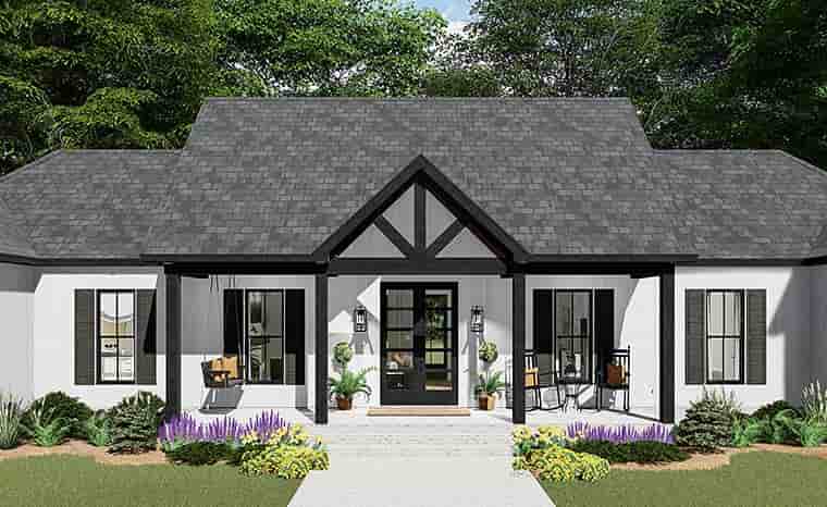 Country, Craftsman, Farmhouse, Southern, Traditional House Plan 40056 with 3 Beds, 2 Baths Picture 5