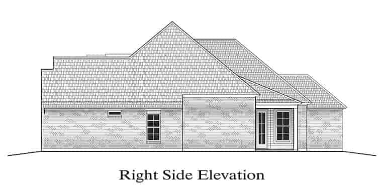 European, French Country House Plan 40303 with 3 Beds, 2 Baths, 2 Car Garage Picture 2