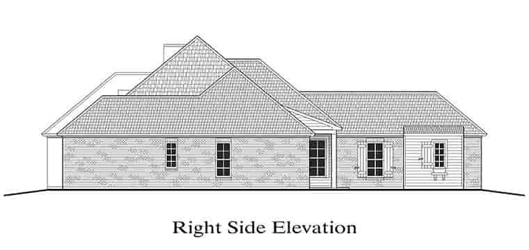 European, French Country House Plan 40304 with 3 Beds, 2 Baths, 2 Car Garage Picture 2
