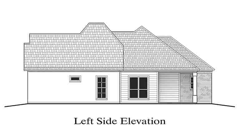 European, Southern, Traditional House Plan 40305 with 3 Beds, 2 Baths, 2 Car Garage Picture 1