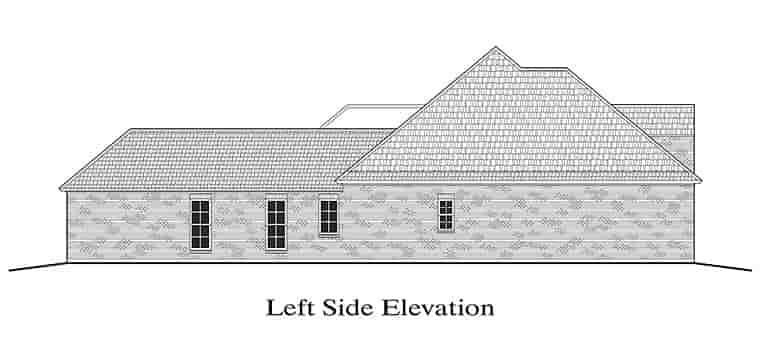 European, French Country, Southern House Plan 40308 with 4 Beds, 2 Baths, 2 Car Garage Picture 1