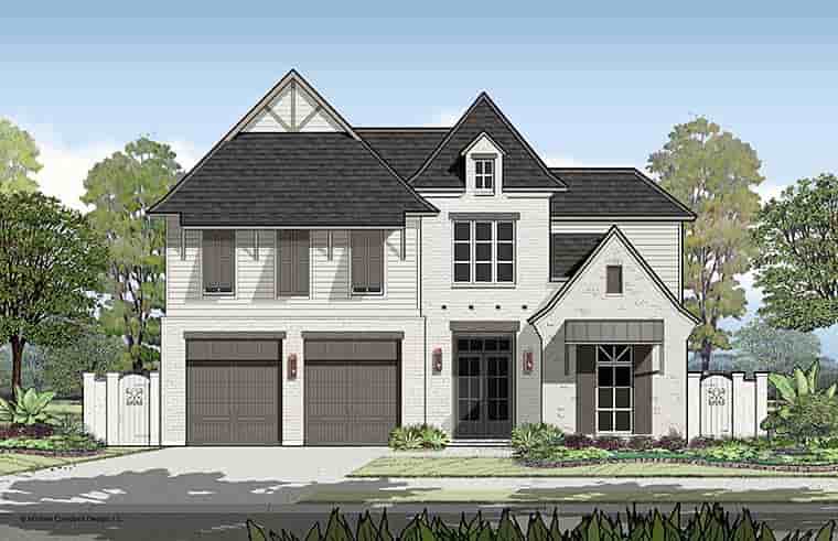 European, French Country, Southern House Plan 40314 with 4 Beds, 4 Baths, 2 Car Garage Picture 3