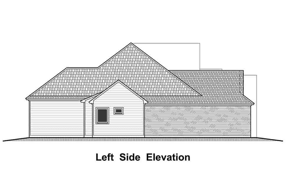 European, French Country House Plan 40320 with 3 Beds, 2 Baths, 2 Car Garage Picture 2