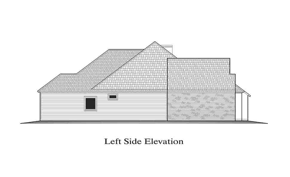 European, French Country House Plan 40322 with 3 Beds, 2 Baths, 2 Car Garage Picture 2