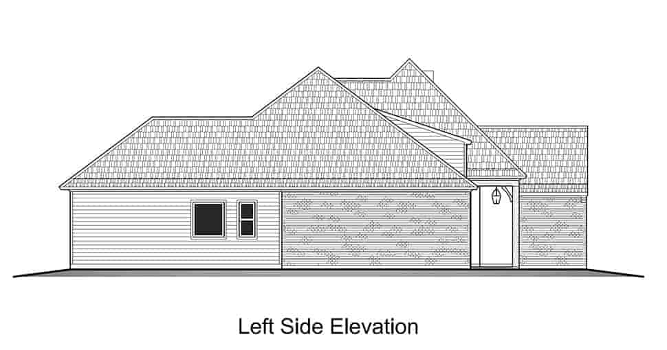 European, French Country House Plan 40323 with 4 Beds, 2 Baths, 2 Car Garage Picture 2