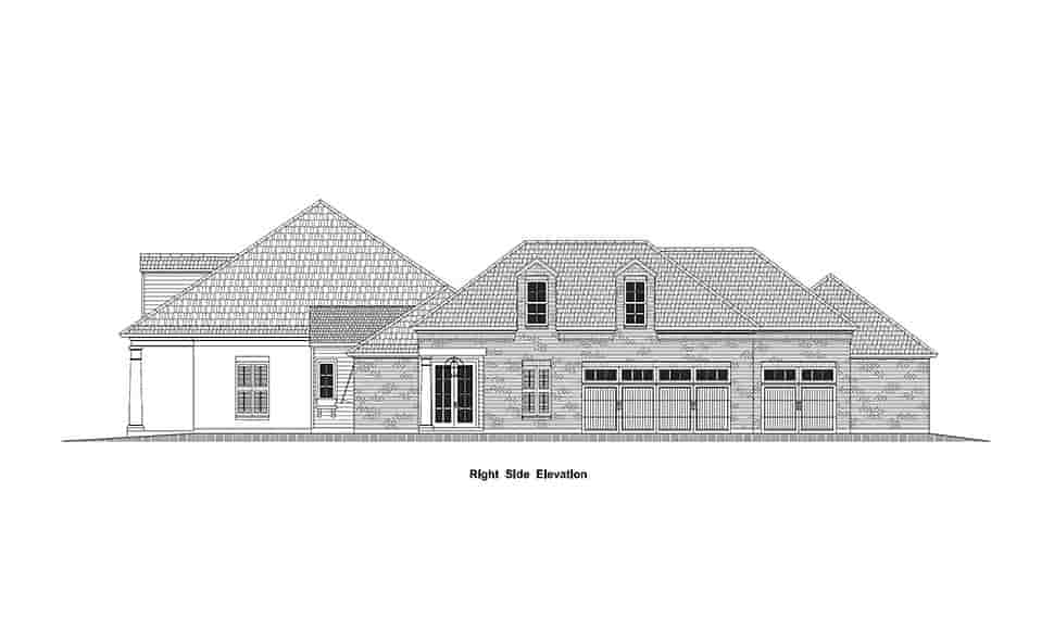 Country, French Country, Southern House Plan 40336 with 4 Beds, 5 Baths, 3 Car Garage Picture 1
