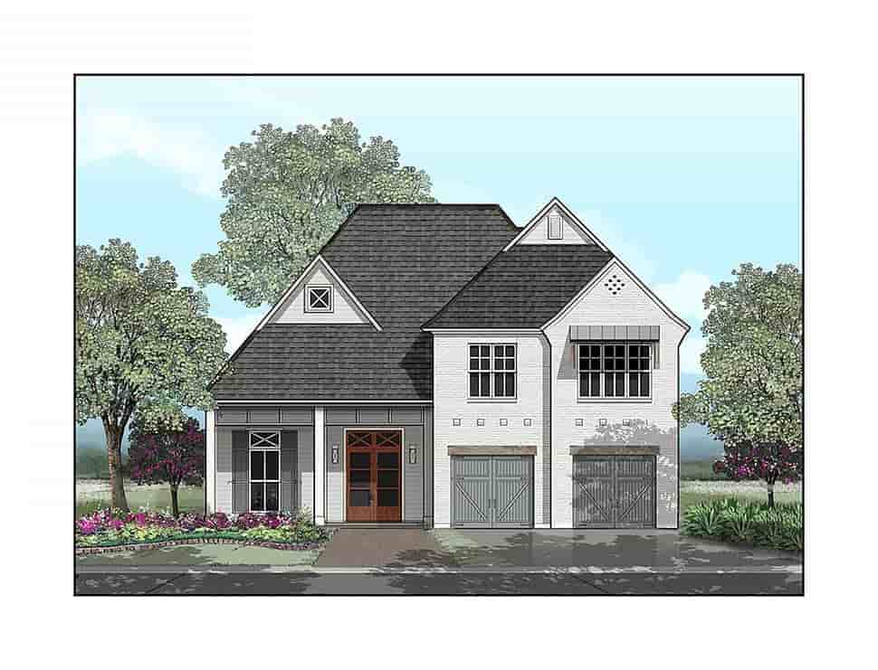 Country, European, French Country House Plan 40337 with 4 Beds, 4 Baths, 2 Car Garage Picture 7