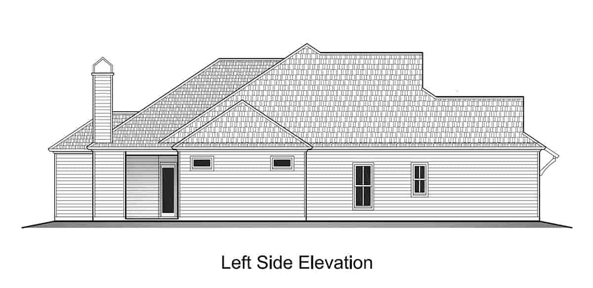 Cottage House Plan 40340 with 3 Beds, 3 Baths, 2 Car Garage Picture 2