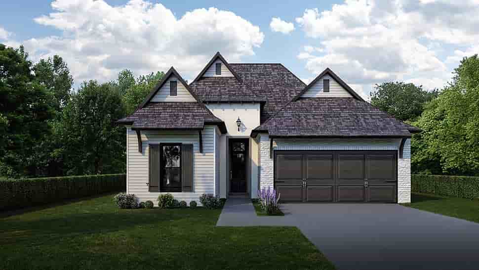 Cottage House Plan 40340 with 3 Beds, 3 Baths, 2 Car Garage Picture 3