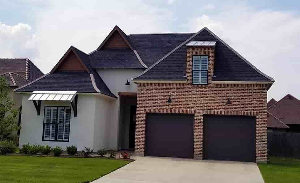 Contemporary, French Country, Southern House Plan 40342 with 4 Beds, 3 Baths, 2 Car Garage Picture 2
