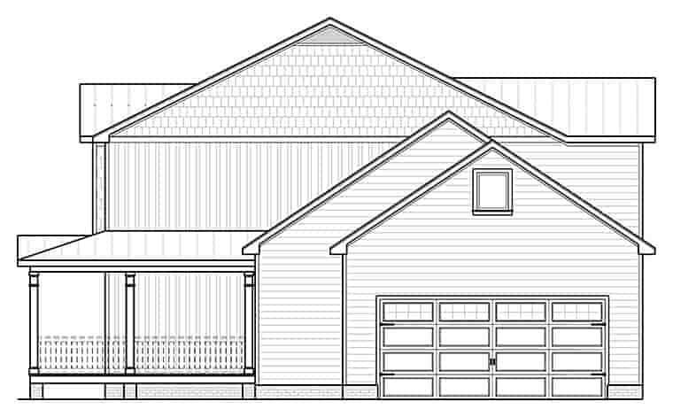 Country, Farmhouse, Traditional House Plan 40400 with 4 Beds, 3 Baths, 2 Car Garage Picture 2