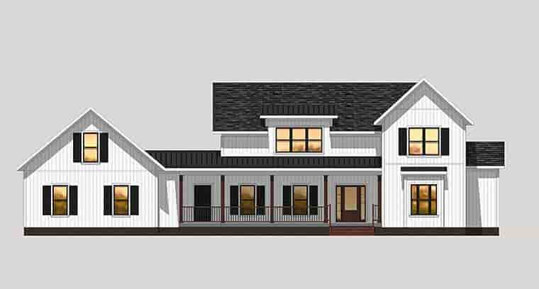 Country, Farmhouse, Southern, Traditional House Plan 40401 with 4 Beds, 4 Baths, 2 Car Garage Picture 3