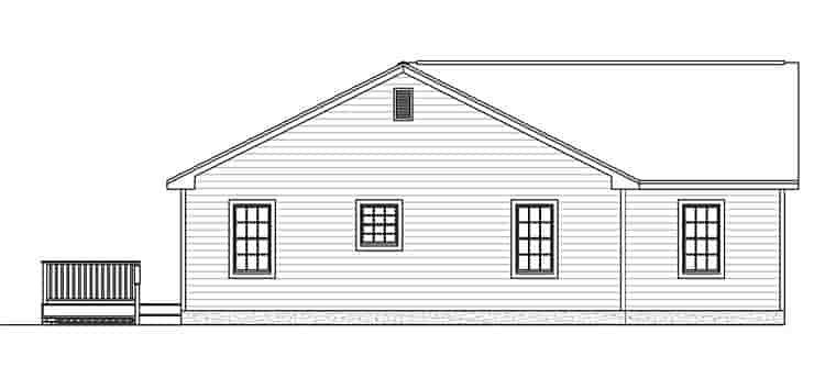 Ranch, Traditional House Plan 40606 with 3 Beds, 2 Baths, 2 Car Garage Picture 1