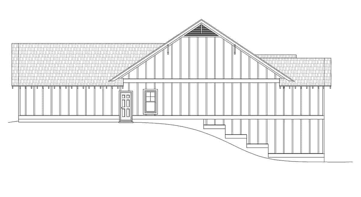 Cottage, Craftsman, Ranch House Plan 40826 with 3 Beds, 3 Baths, 2 Car Garage Picture 1