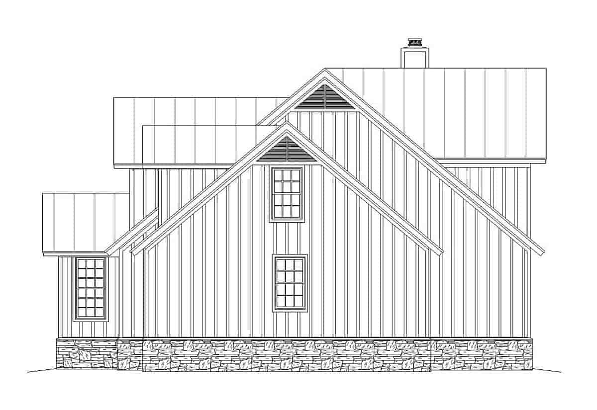 Country, Craftsman, Farmhouse House Plan 40850 with 3 Beds, 3 Baths, 3 Car Garage Picture 1