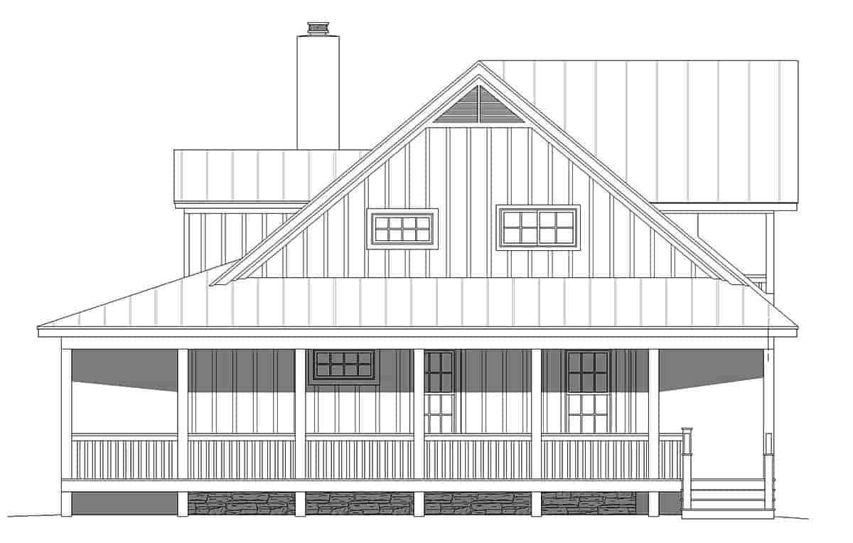 Country, Farmhouse, Traditional House Plan 40857 with 3 Beds, 4 Baths Picture 1
