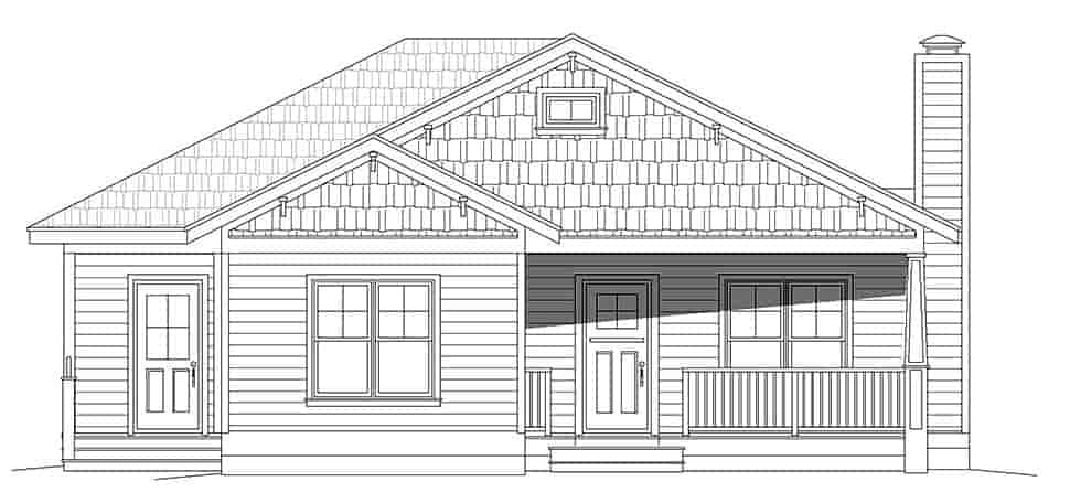 Country, Farmhouse, Ranch, Traditional House Plan 40859 with 3 Beds, 2 Baths Picture 3