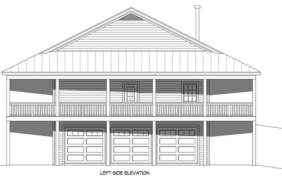 Country, Farmhouse, Ranch, Traditional House Plan 40892 with 4 Beds, 3 Baths, 3 Car Garage Picture 2