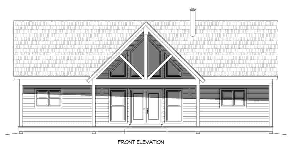 Country, Farmhouse, Ranch, Traditional House Plan 40894 with 4 Beds, 3 Baths, 1 Car Garage Picture 3