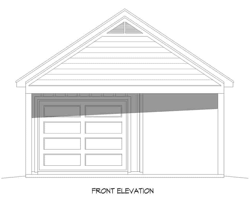 Country, Ranch, Traditional 3 Car Garage Plan 40895 Picture 3