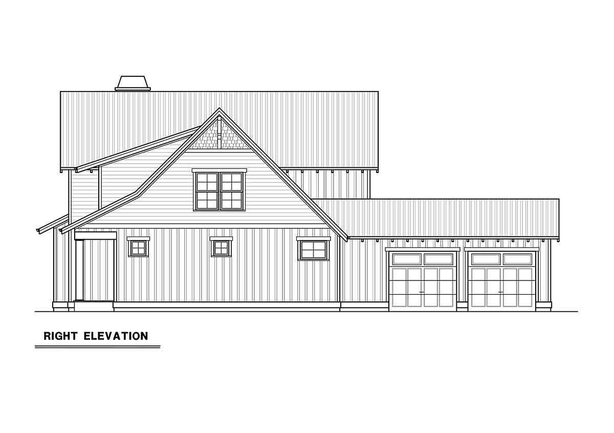 Craftsman House Plan 40916 with 3 Beds, 3 Baths, 2 Car Garage Picture 1