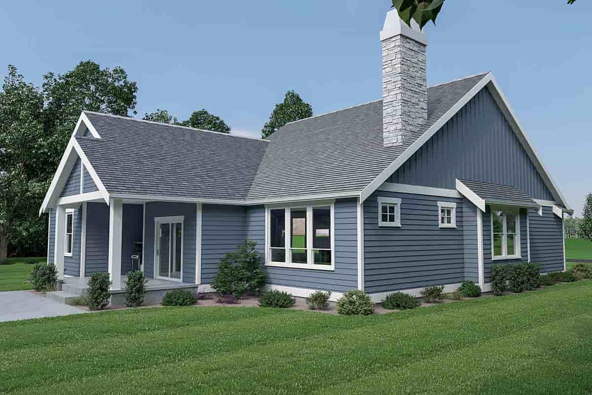 Craftsman House Plan 40930 with 3 Beds, 3 Baths, 2 Car Garage Picture 2