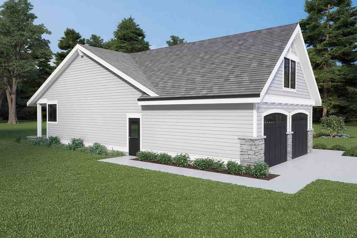Craftsman, Farmhouse House Plan 40932 with 3 Beds, 2 Baths, 2 Car Garage Picture 2