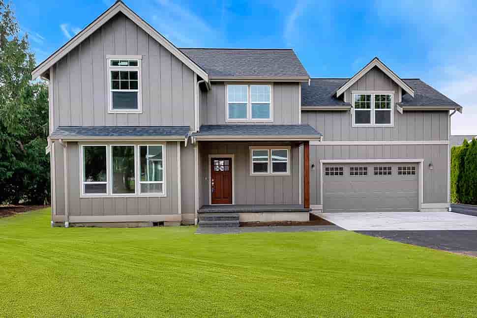 Contemporary, Farmhouse House Plan 40935 with 3 Beds, 3 Baths, 2 Car Garage Picture 4
