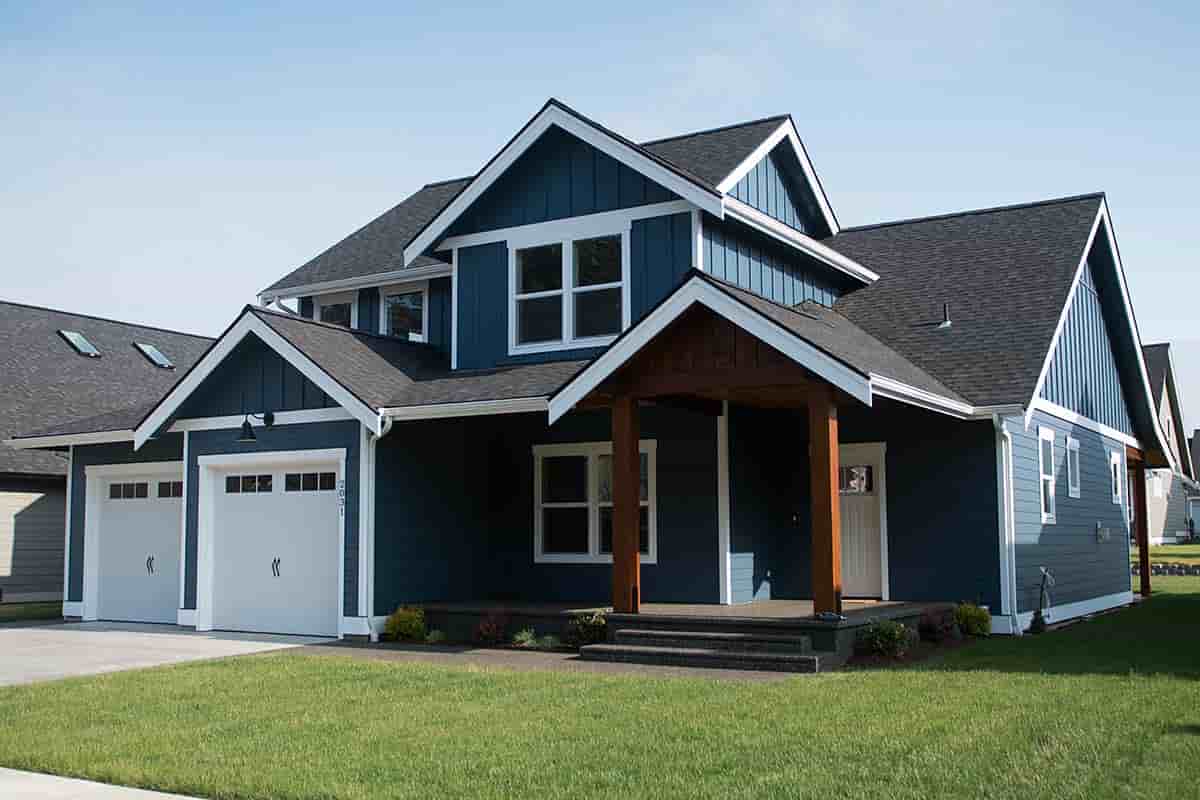 Craftsman, Traditional House Plan 40944 with 3 Beds, 3 Baths, 2 Car Garage Picture 1