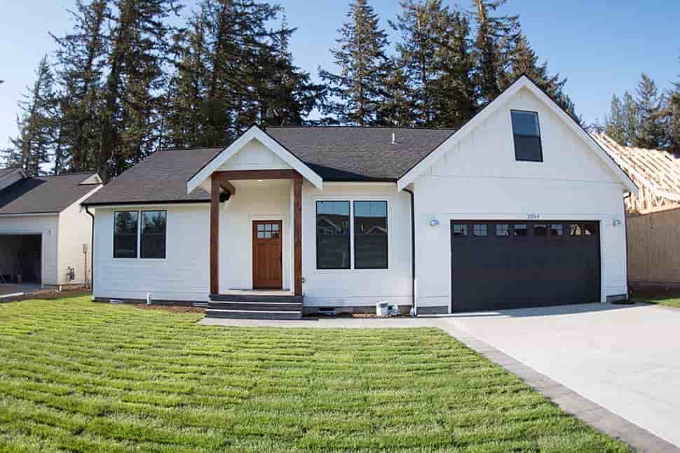 Craftsman, Traditional House Plan 40949 with 3 Beds, 2 Baths, 2 Car Garage Picture 2