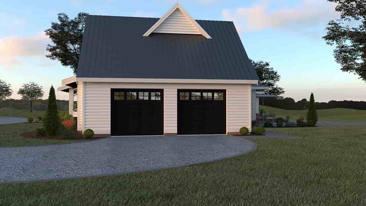 Contemporary, Farmhouse House Plan 40967 with 4 Beds, 3 Baths, 2 Car Garage Picture 1