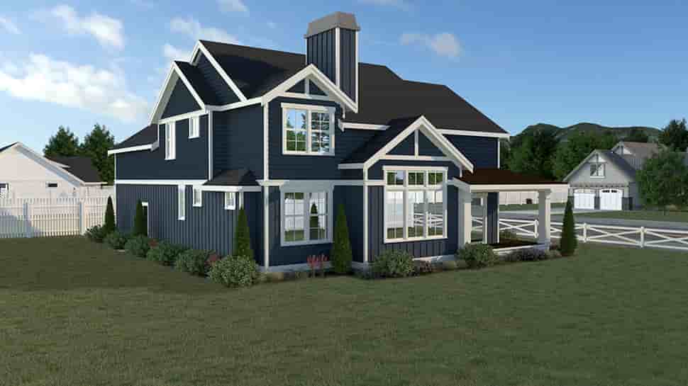 Contemporary, Farmhouse House Plan 40968 with 4 Beds, 3 Baths, 2 Car Garage Picture 25