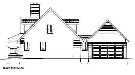 Country, Southern House Plan 41003 with 3 Beds, 3 Baths, 2 Car Garage Picture 2
