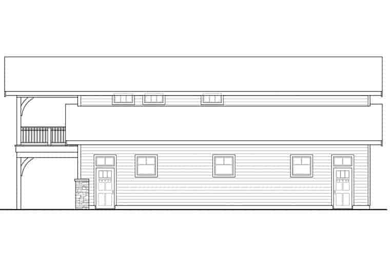 Country 6 Car Garage Plan 41159 Picture 2