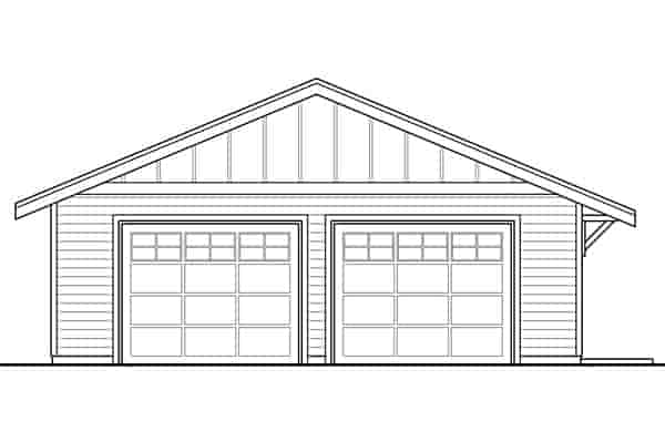 Country, Craftsman, Ranch House Plan 41226 with 2 Beds, 2 Baths, 2 Car Garage Picture 3