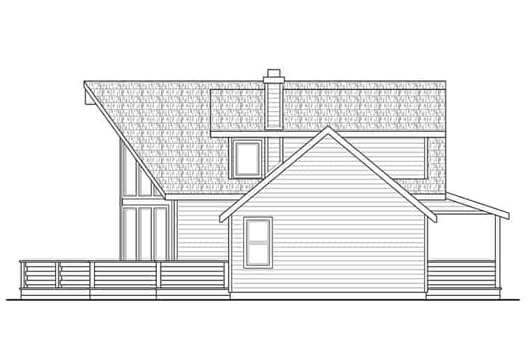 Cottage, Country House Plan 41252 with 3 Beds, 3 Baths Picture 2