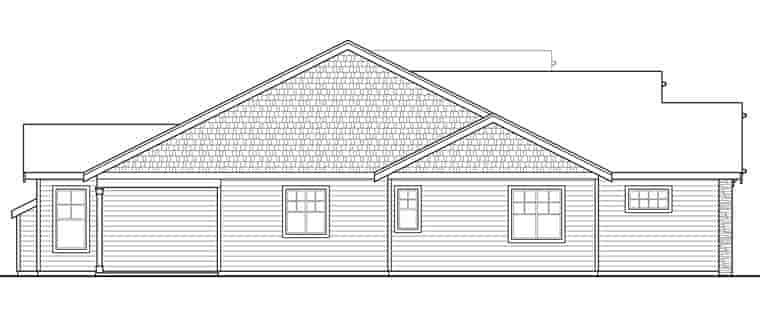 Cottage, Country, Craftsman House Plan 41255 with 3 Beds, 3 Baths, 2 Car Garage Picture 1
