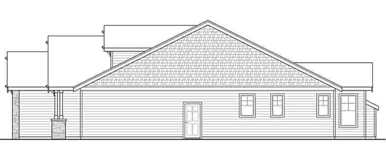 Cottage, Country, Craftsman House Plan 41255 with 3 Beds, 3 Baths, 2 Car Garage Picture 2