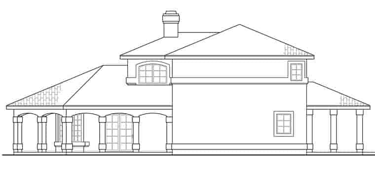 Florida, Mediterranean, Southwest House Plan 41256 with 2 Beds, 3 Baths Picture 2