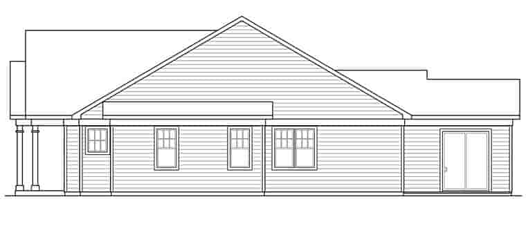Bungalow, Contemporary, Cottage, Traditional House Plan 41269 with 3 Beds, 2 Baths, 2 Car Garage Picture 2